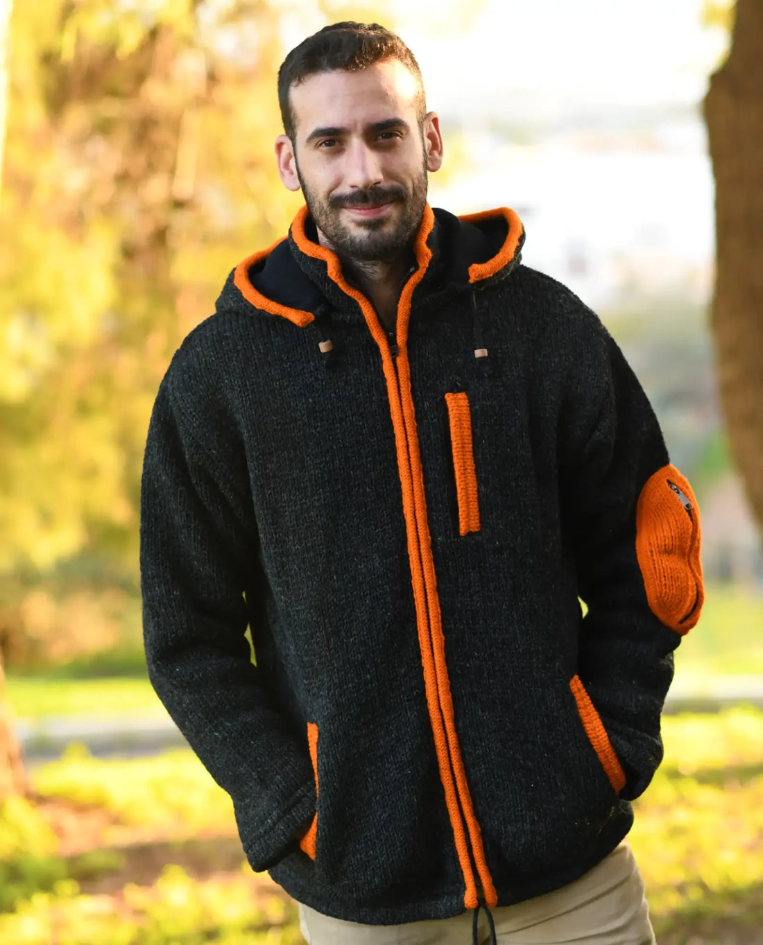 chaqueta lana merino mrengo