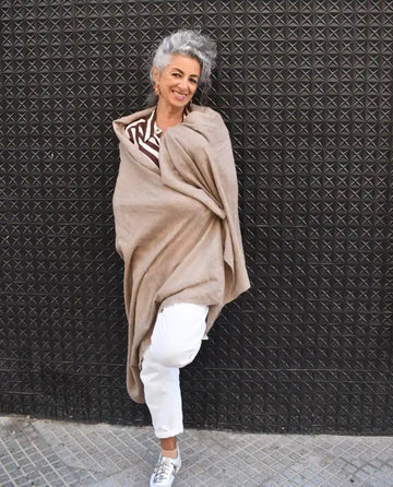 Pashmina de Lana de Cachemira - Gramaje Invierno