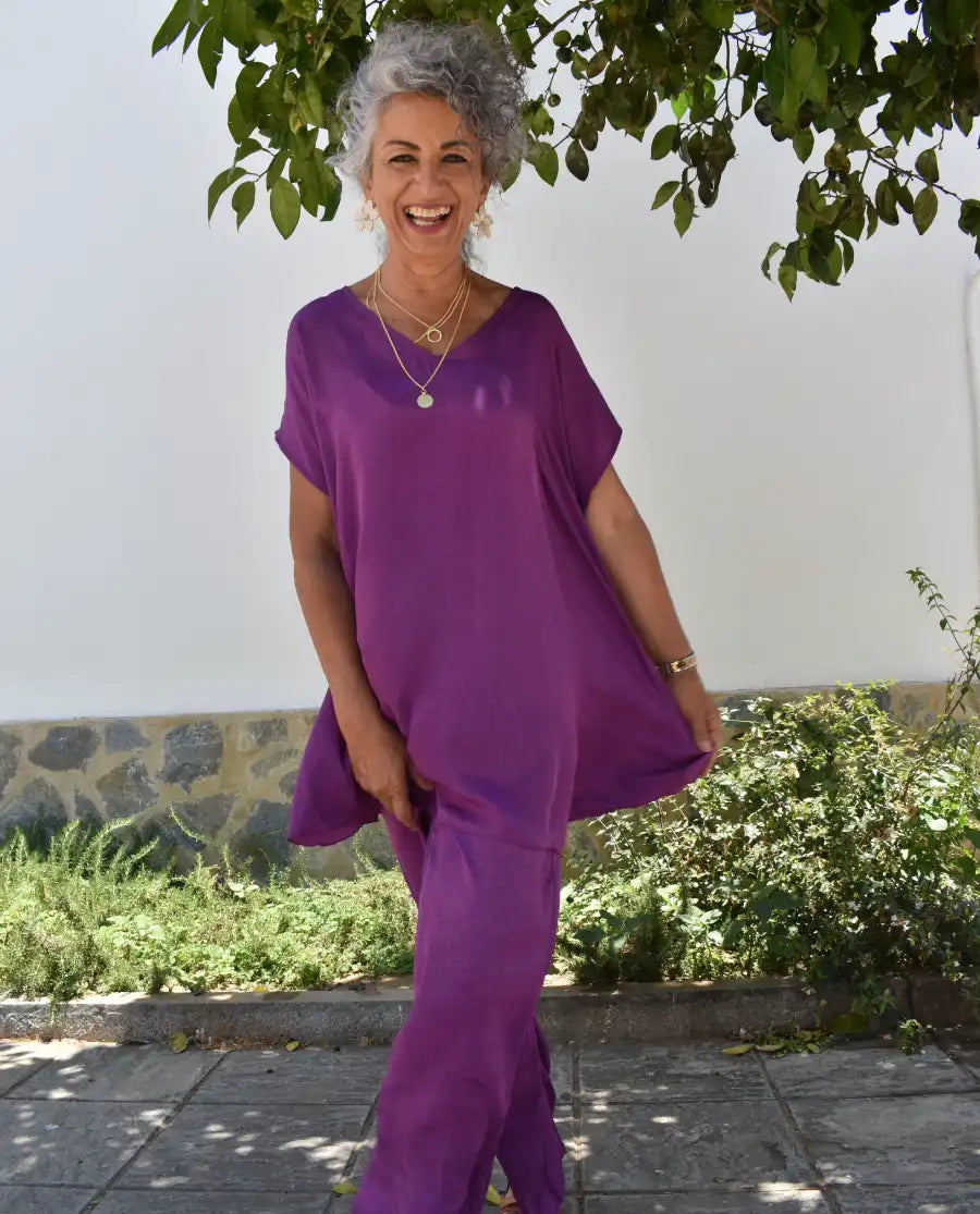 Top Básico Seda Talla Grande