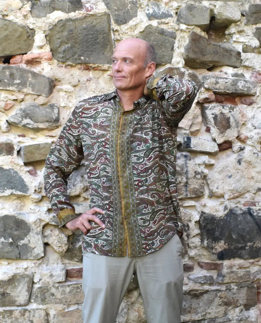 Camisa de Seda Unisex